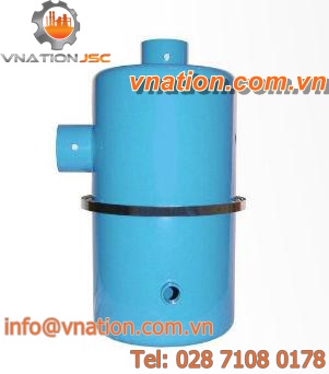 liquid separator / for vacuum pumps / for the pharmaceutical industry / for the chemical industry