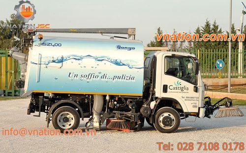 vehicle-mount sweeper / diesel / compact