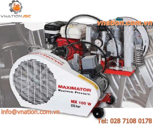 breathing air compressor / gas / piston / stationary