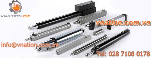 linear actuator / electric / compact / stainless steel