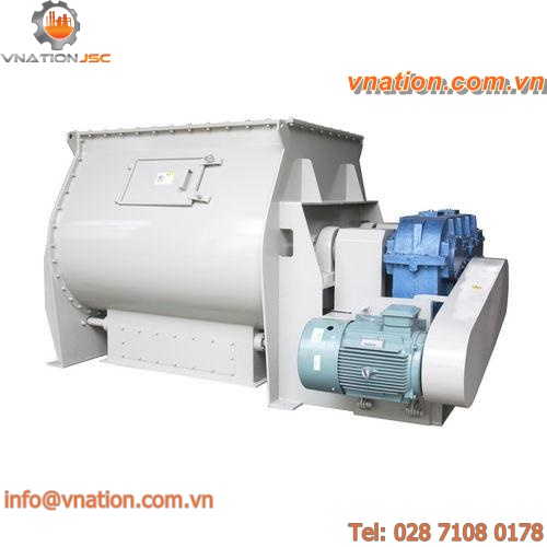 screw mixer / batch / for the chemical industry / twin-shaft