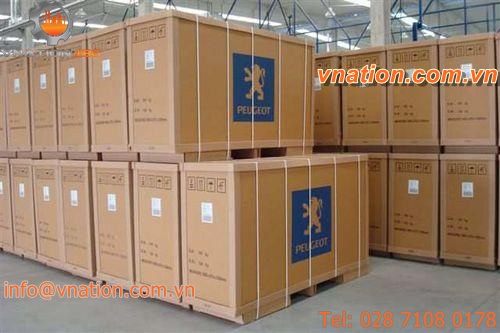 cardboard pallet box / with lid