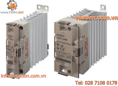 compact solid state relay / DIN rail / single-phase