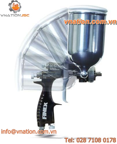 spray gun / for paint / manual / lightweight