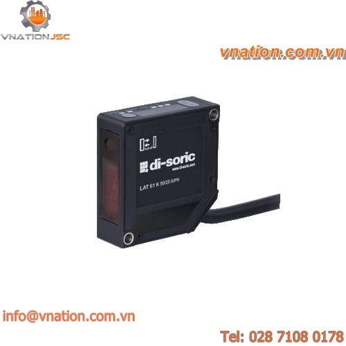 laser distance sensor / IP67 / with analog output / with digital output