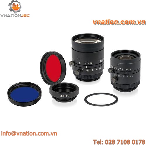 zoom camera objective / varifocal / rugged / machine vision