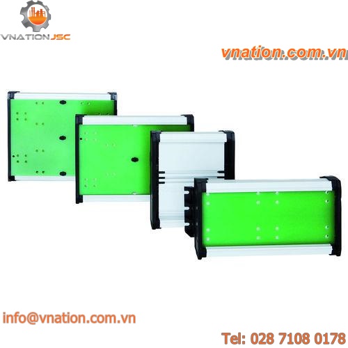 DIN rail enclosure / modular / extruded / snap-in