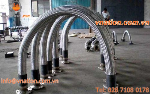 hydraulic hose / stainless steel / weld