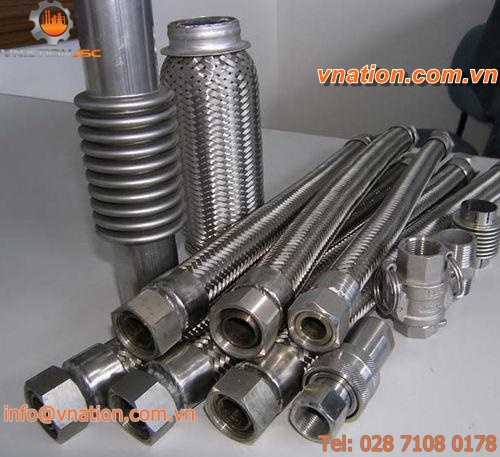 gas hose / stainless steel