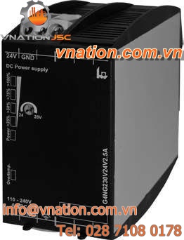 AC/DC power supply / single-output / DIN rail / switching