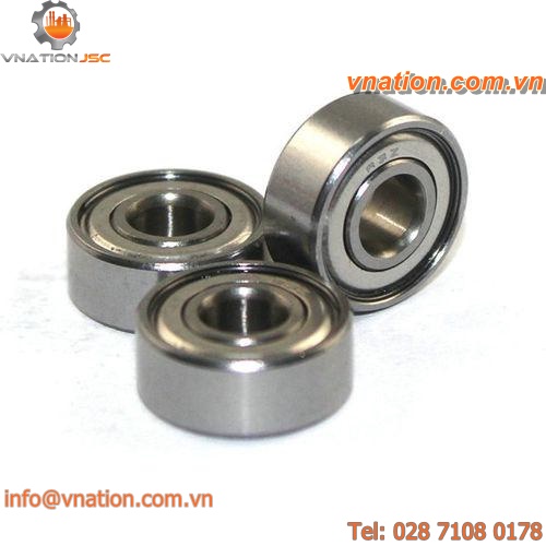 ball bearing / single-row / steel / stainless steel