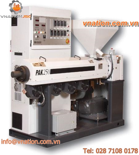 single-screw extruder / grooved feed / smooth bore