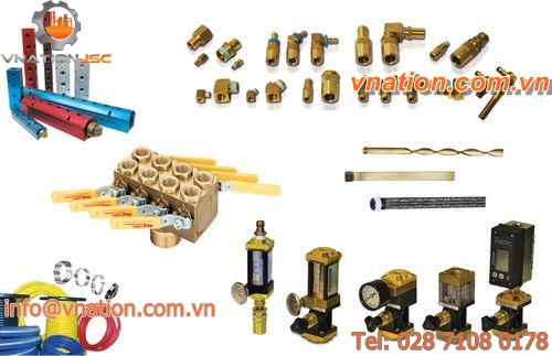 quick-disconnect fitting / straight / brass / high-temperature