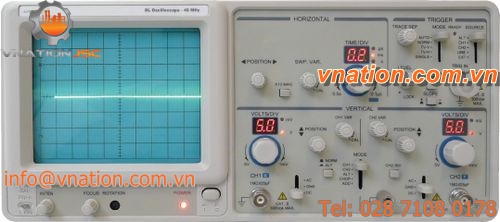 analog oscilloscope / bench-top / 2-channel