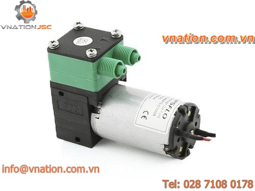 chemical pump / with DC motor / diaphragm / self-priming