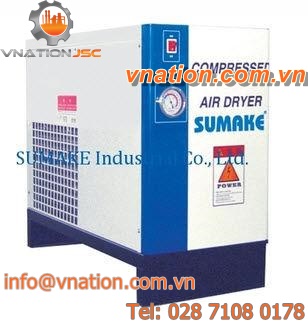 refrigerated compressed air dryer / low-pressure