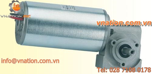 DC electric gearmotor / orthogonal / worm