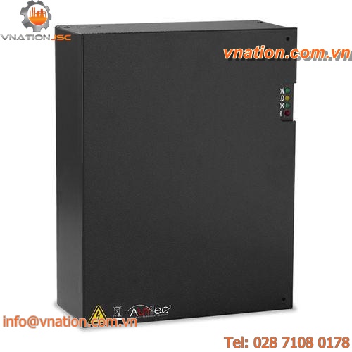 automatic battery charger / VRLA / wall-mount / for access control