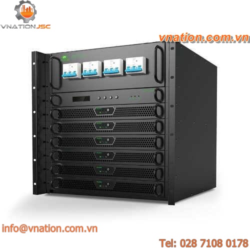 DC/AC inverter with LCD display / not specified / for telecom applications / modular