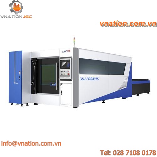 CNC cutting machine / metal / sheet metal / fiber