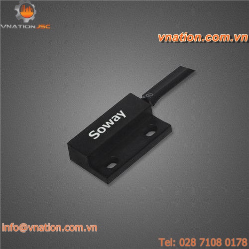 Hall effect proximity sensor / rectangular / safety / surface-mount