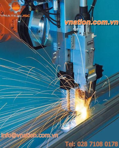 laser welding head / pneumatic