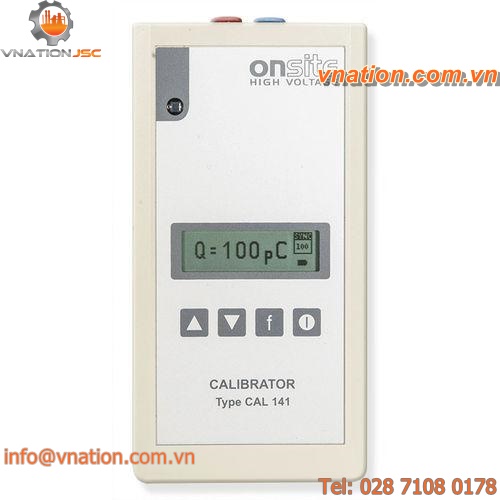 partial discharge calibrator / for electrical measuring instruments / digital / hand-held