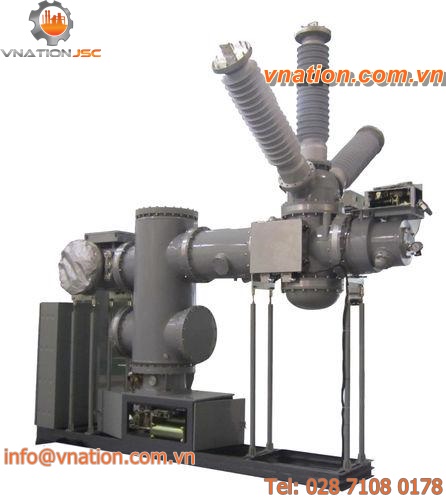 high-voltage switchgear / three-phase / SF6 gas-insulated