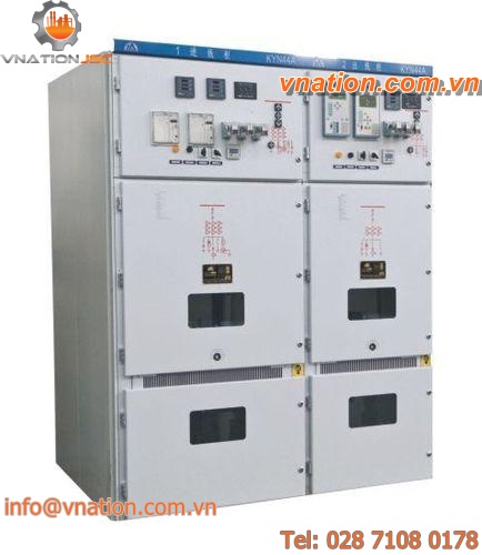 three-phase switchgear / AC / metal-clad / power plant