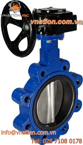 butterfly valve / lug type / cast steel