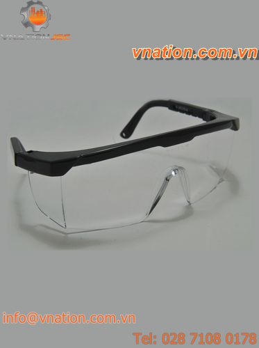 safety glasses with side shields / anti-fog coating / polycarbonate / nylon