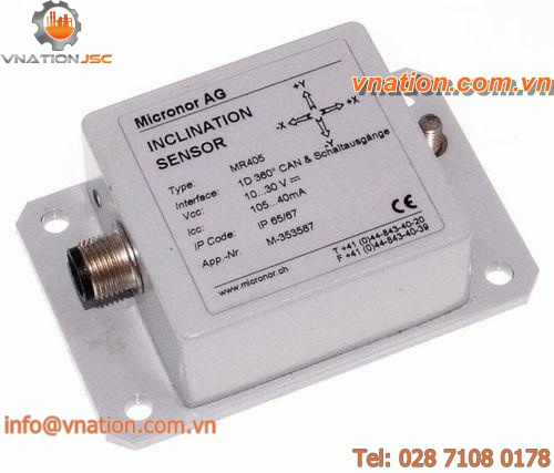 1-axis inclinometer / DC output