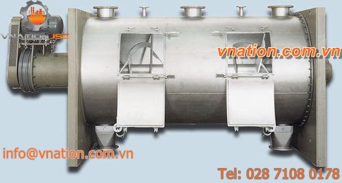plowshare mixer / continuous / for the food industry / process
