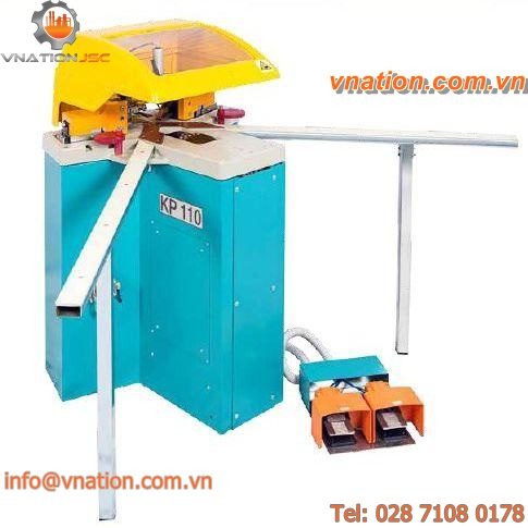 aluminum profile corner crimping machine / automatic / foot-operated