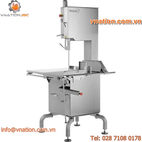the food industry bone band saw / stainless steel / with sliding table