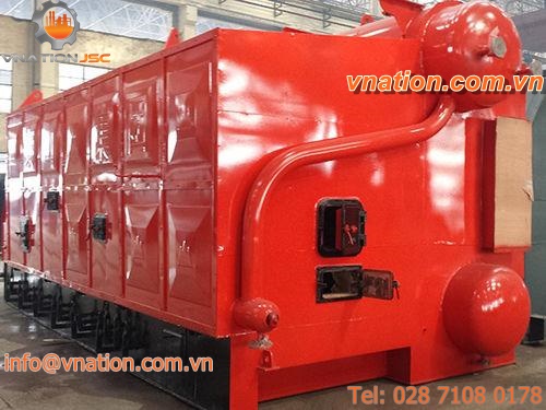 hot water boiler / steam / solid fuel / coal