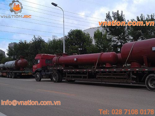 shell and tube heat exchanger / liquid/liquid / stainless steel / steel