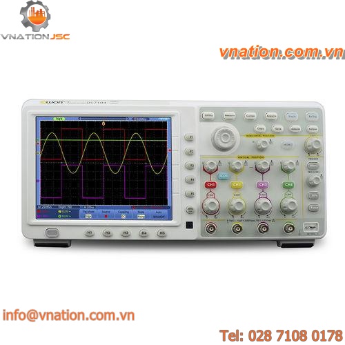 digital oscilloscope / portable / 4-channel / with touchscreen