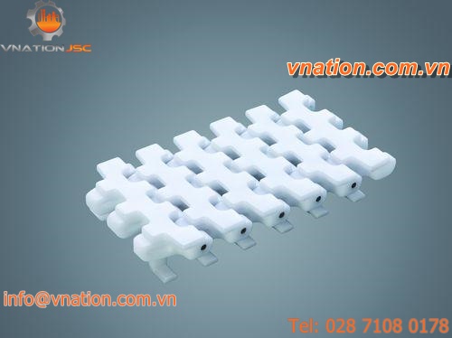 modular conveyor belt / PA / with friction lining