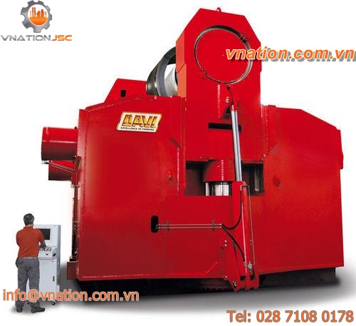 hydraulic plate bending machine / with 3 drive rollers