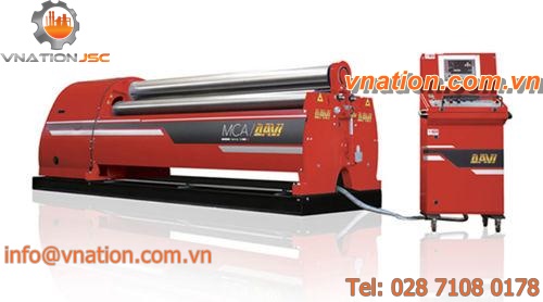 plate bending machine with 4 rollers