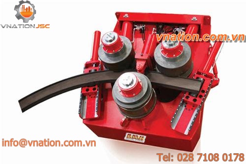 hydraulic bending machine / profile / with 3 drive rolls / automatic