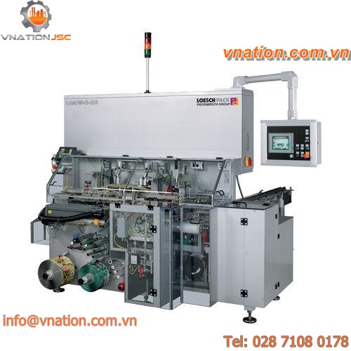 fold wrapping packaging machine / high-speed / wafer / automatic