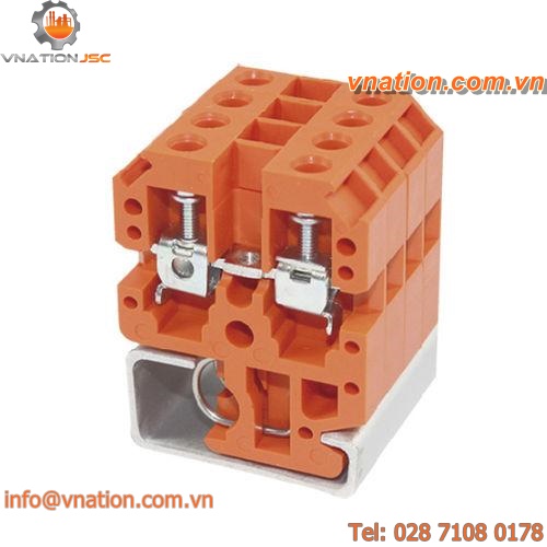 screw connection terminal block / DIN rail-mounted