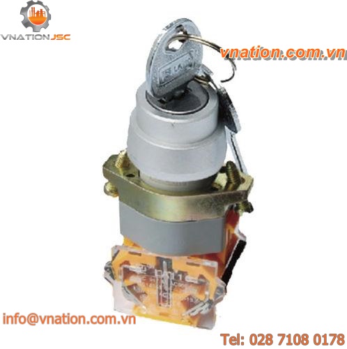 rotary switch / key lock / self-locking / self-reset