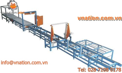 PLC-controlled cutting machine / EPS block / hot-wire / 3-axis