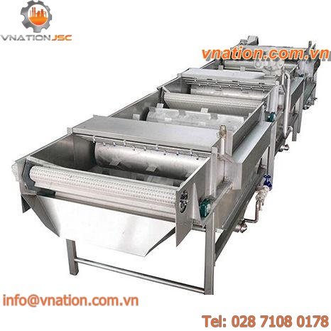 hydraulic cleaner / stationary / for the food industry / blade