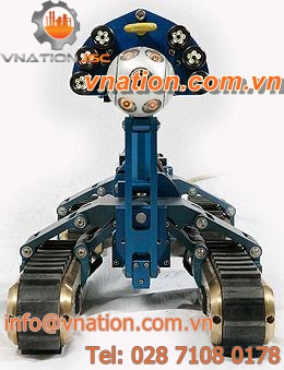 tracked inspection crawler / for corrosion control / for pipes