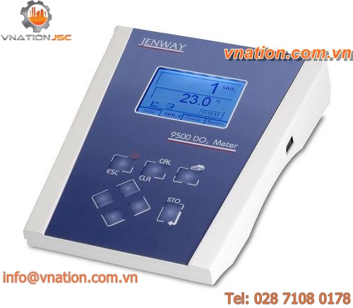 oxygen analyzer / salinity / benchtop / with data logger