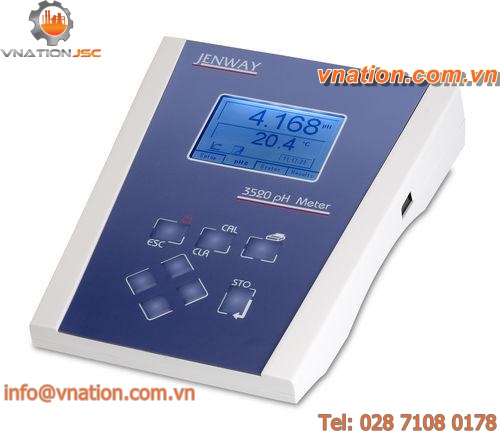 bench-top pH meter / laboratory / with data logger / precision